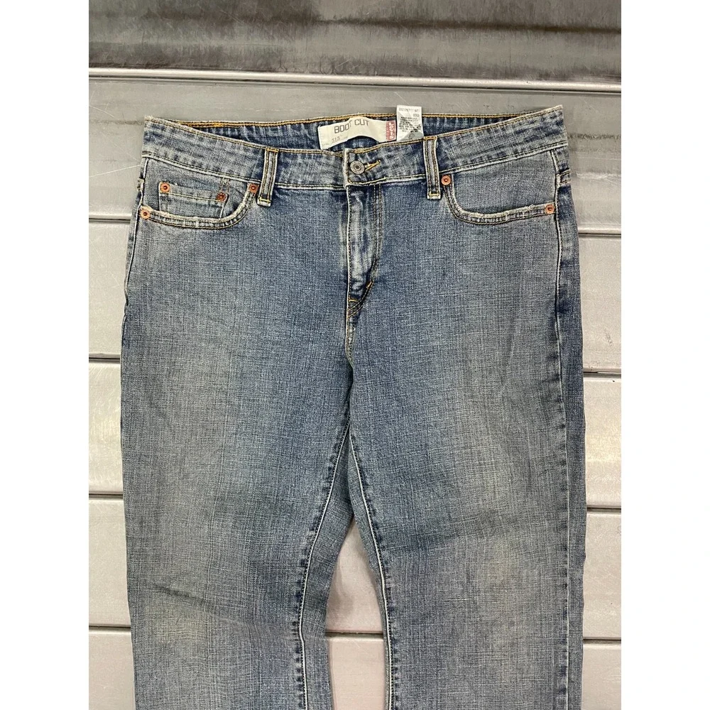 Levis 515 Boot Cut Jeans Womens‎ 14M 34x28 Blue Medium Wash Bootcut
